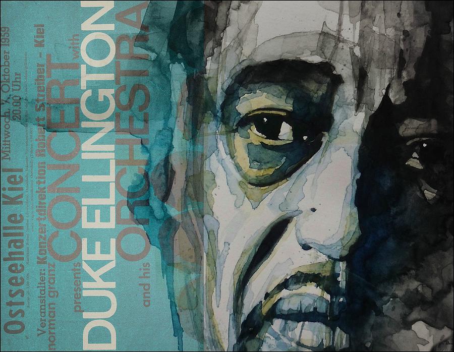 Duke Ellington - Poster Series Mixed Media by Paul Lovering