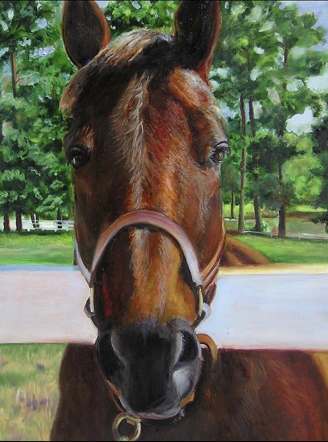 Duke Painting by Gloria Smith