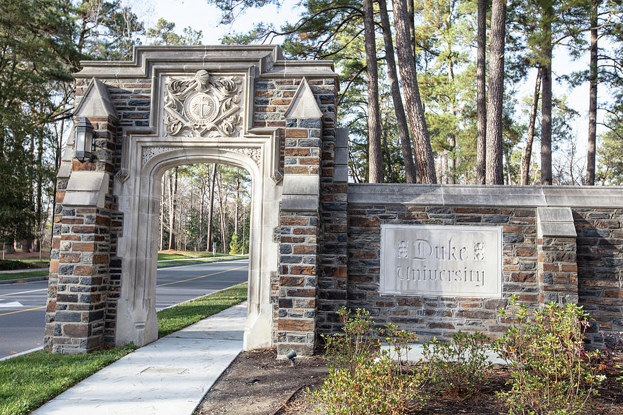 Duke University Entrance Day Photograph by John McGraw - Pixels