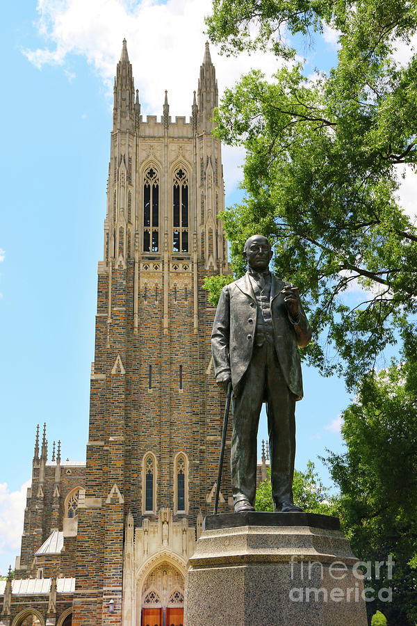Duke University Statue  3540 Photograph by Jack Schultz