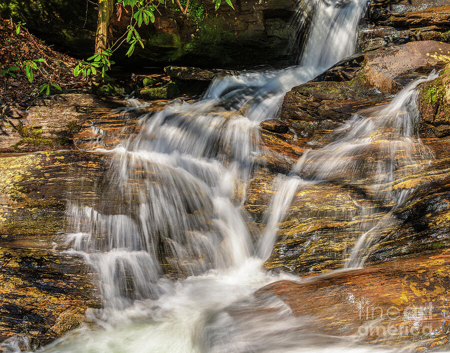 Dukes Creek Cascades Photograph by Nick Zelinsky Jr - Fine Art America