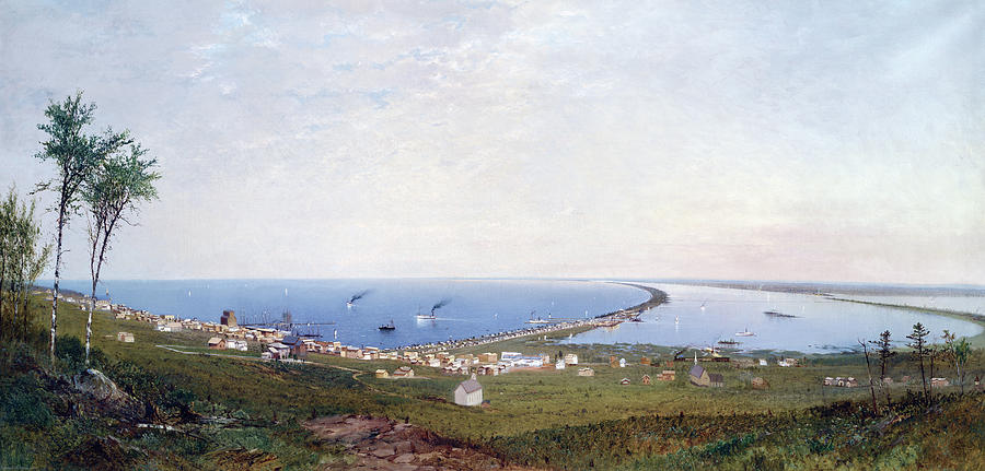 Duluth, 1871 Painting by Gilbert Munger