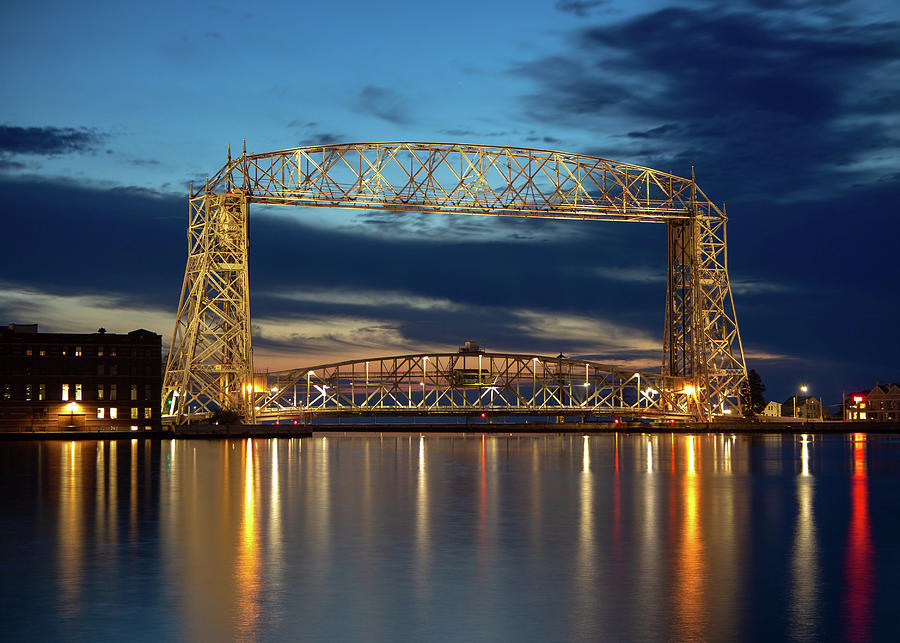 Duluth Aerial Lift Bridge Photograph by Kristian Narveson - Fine Art ...