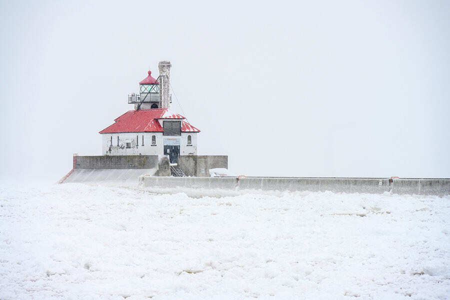 Duluth Lighthouse in Winter Conditions Photograph by Donald Tredinnick Duluth Lighthouse in Winter Conditions Photograph by Donald Tredinnick