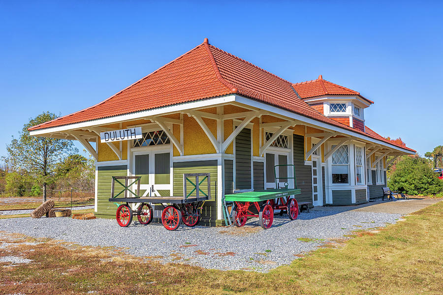 Duluth Train Depot at the Southeastern Railway Museum Photograph by Peter Ciro