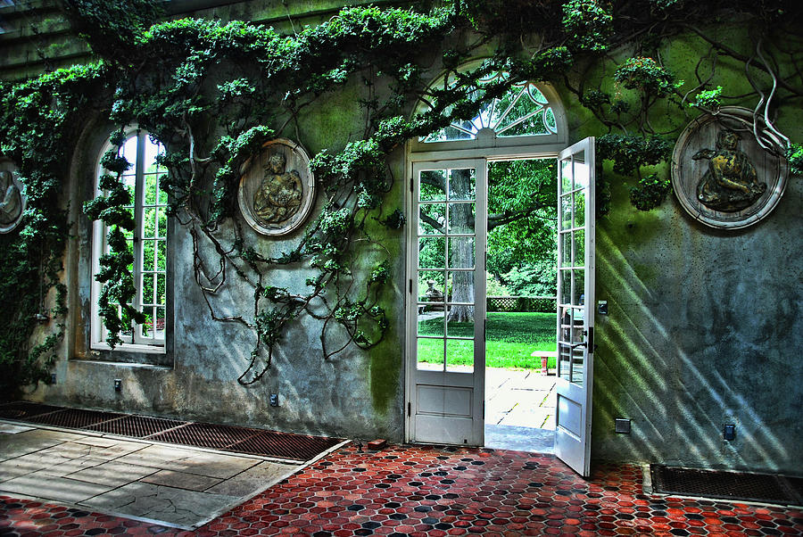 Dumbarton Oaks Gardens, interior shot. Photograph by Bill Jonscher