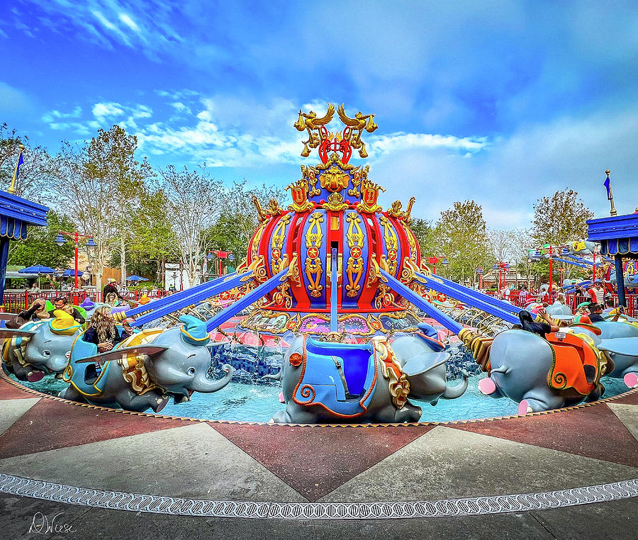 Dumbo Ride at Disney World Magic Kingdom Photograph by Denise Wiese ...