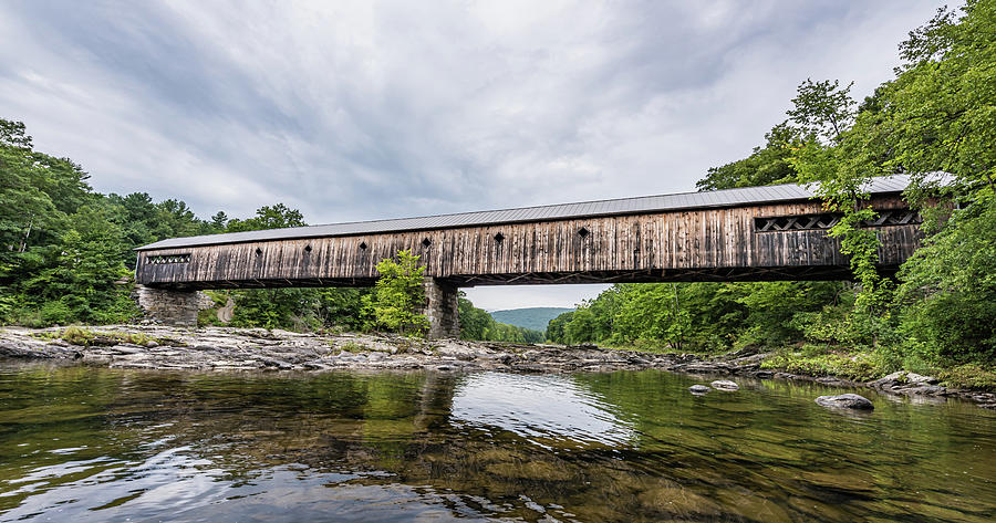Dummerston Covered Bridge Photograph by Travel Quest Photography