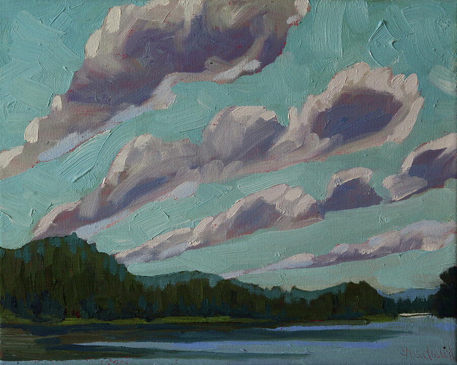 Dumoine Langmuir Cloud Streets Painting by Phil Chadwick Dumoine Langmuir Cloud Streets Painting by Phil Chadwick