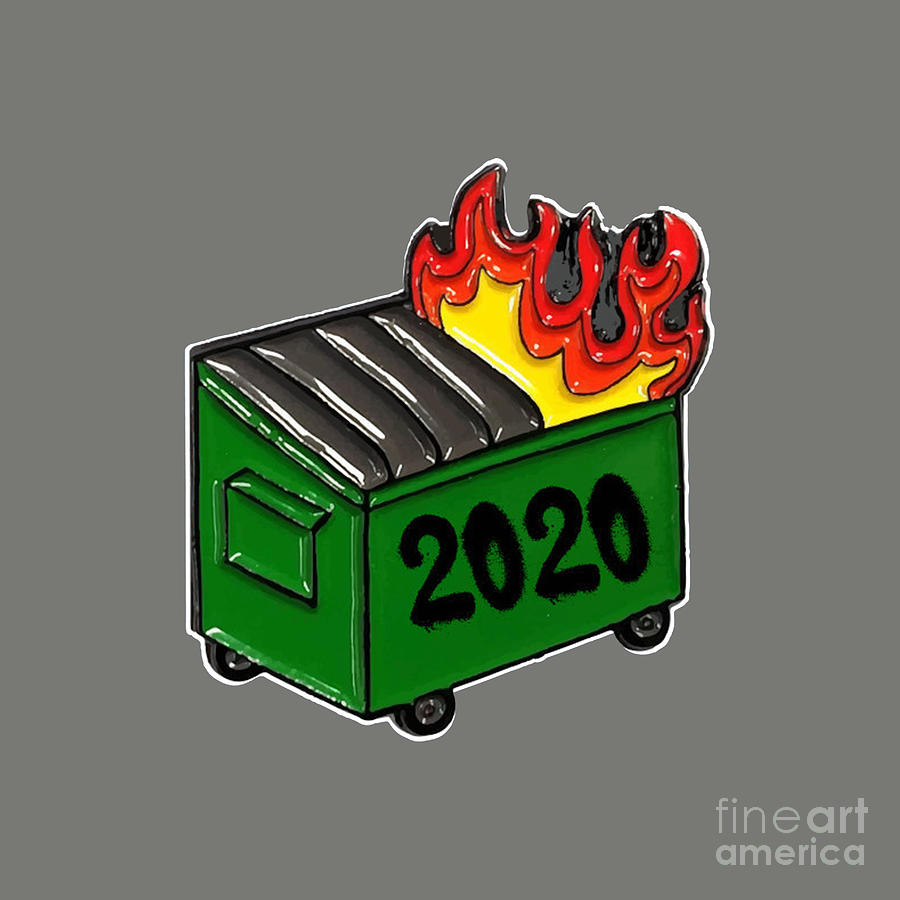 Dumpster Fire Drawing by Nalar Bakidin Mandala - Fine Art America