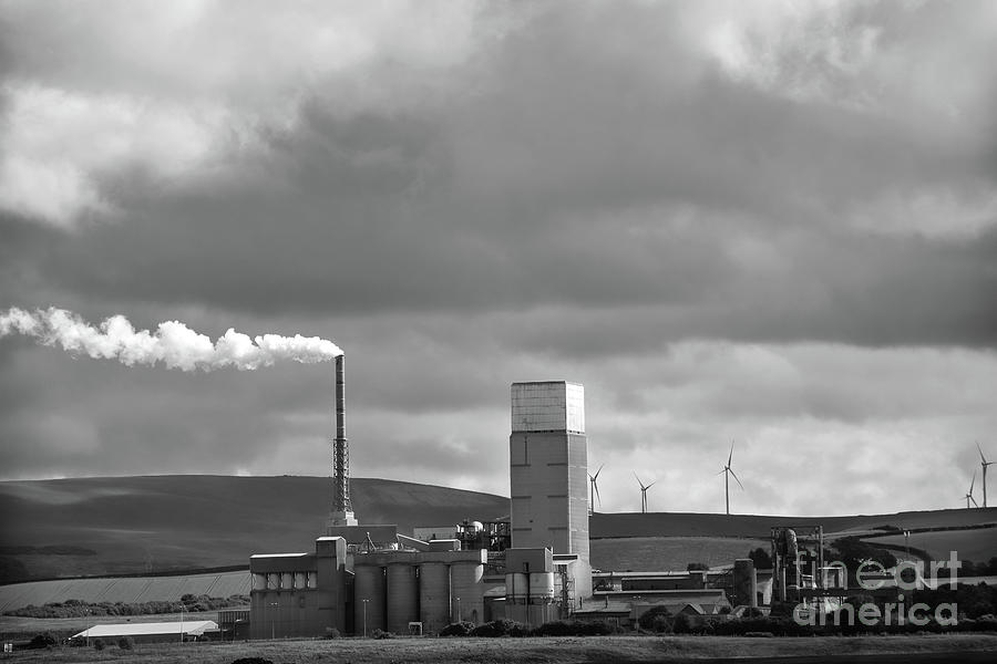Dunbar Cement Plant - Scotland Photograph by Yvonne Johnstone