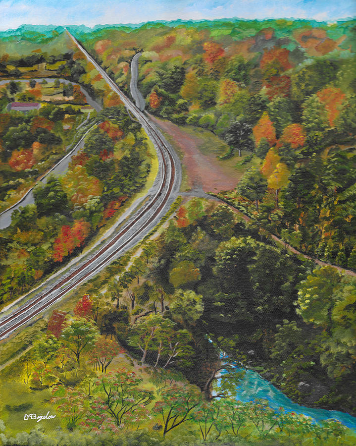 Dundas Peak Painting by David Bigelow