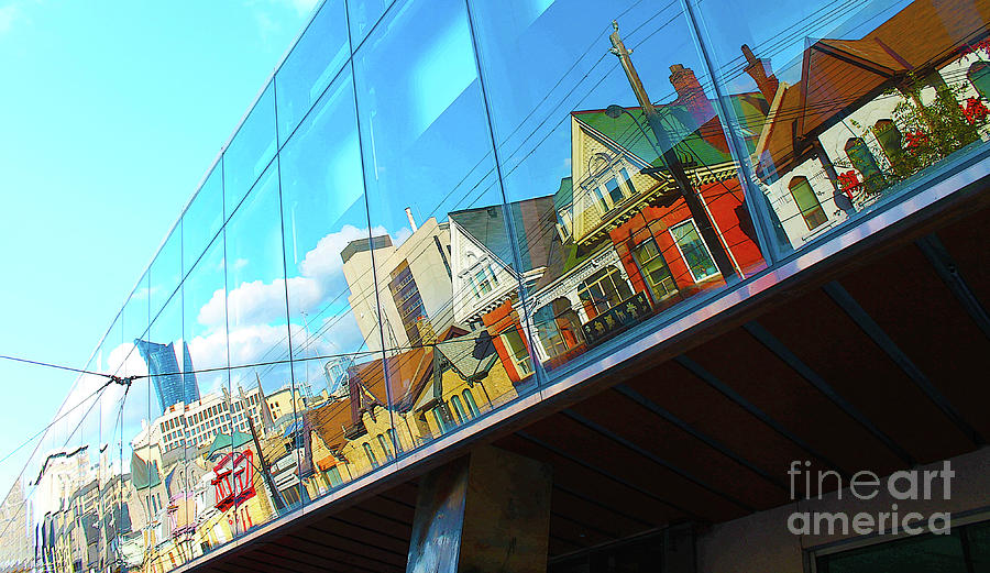 Dundas Reflections in The Art Gallery Window Photograph by Nina Silver