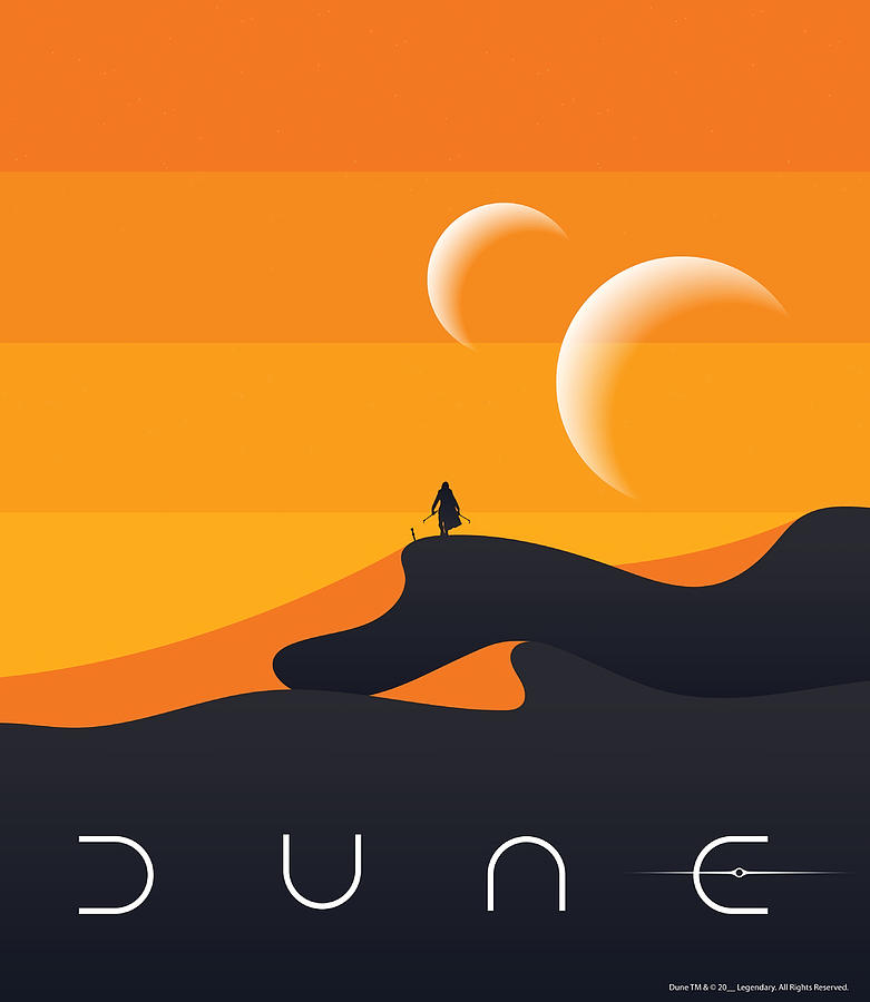 Love Painting - Dune 2021 Arrakis Poster Canvas Print by Oliver Cook