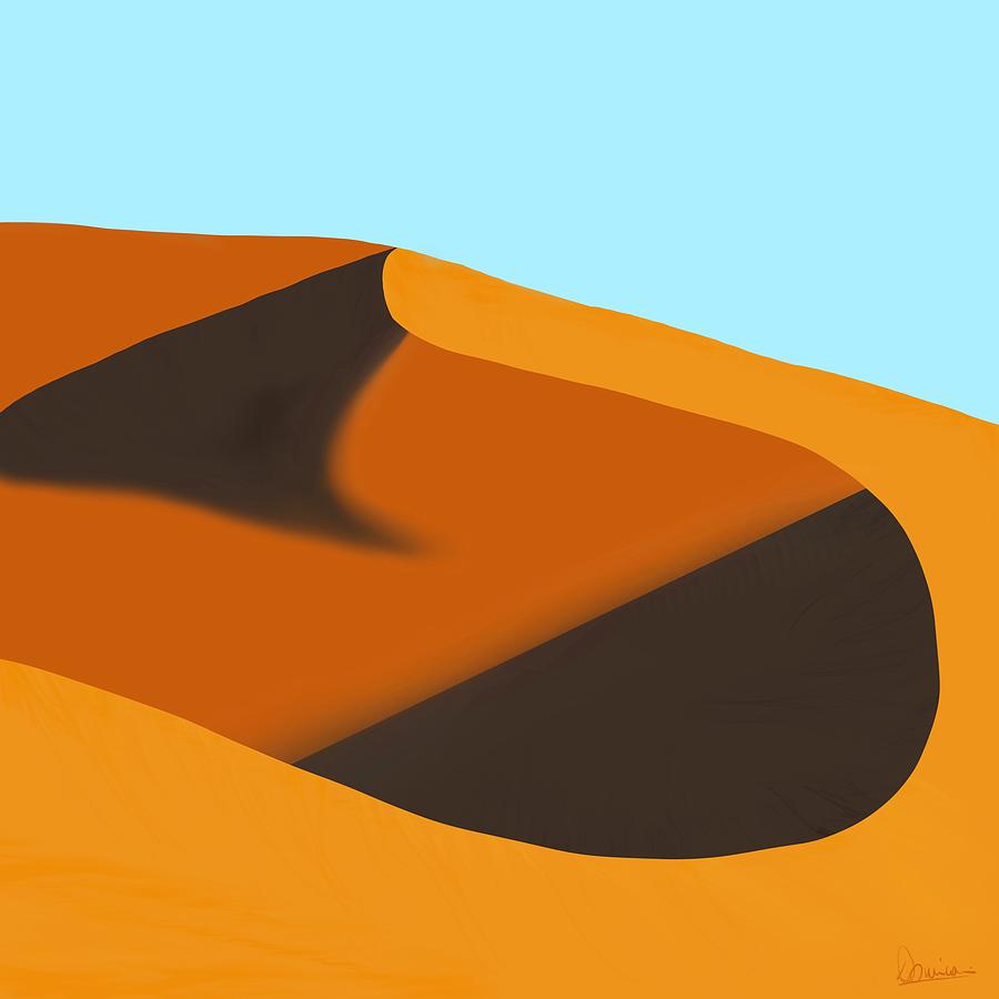 Nature Digital Art - Dune 3 by Marco Domeniconi