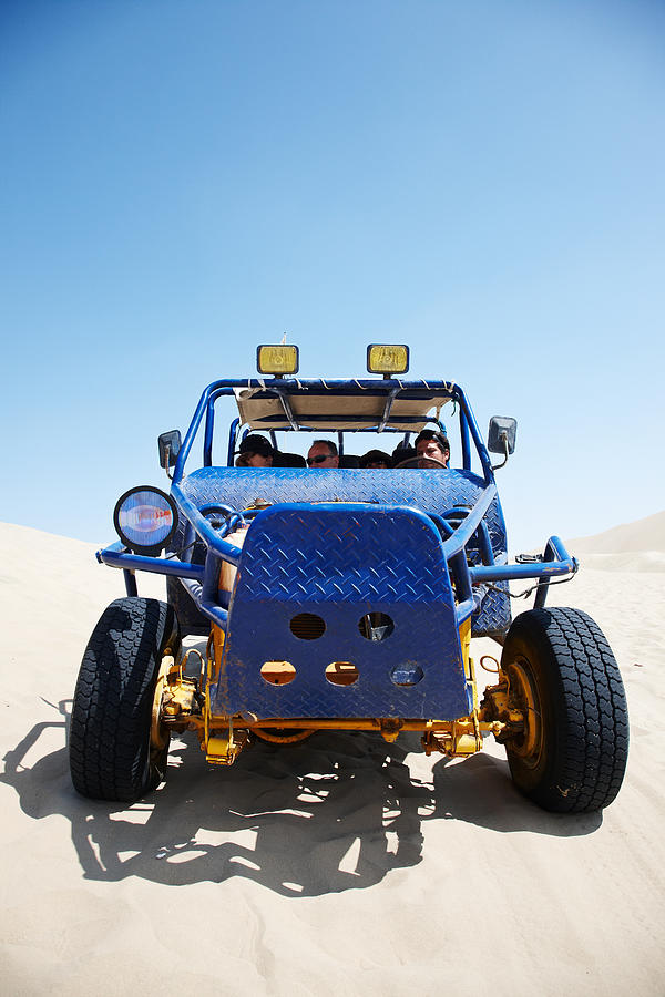 Dune buggy riding in Peruvian desert Photograph by Tirc83