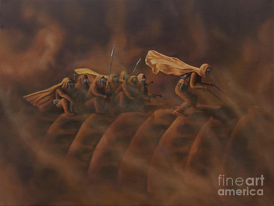Dune Crossing Painting by Ken Kvamme