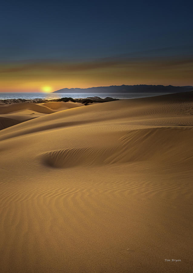 Dune Glow Photograph by Tim Bryan