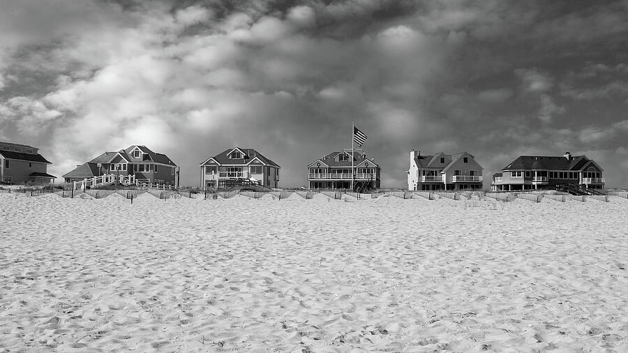 Dune Road Black and White Photograph by Laura Fasulo Dune Road Black and White Photograph by Laura Fasulo