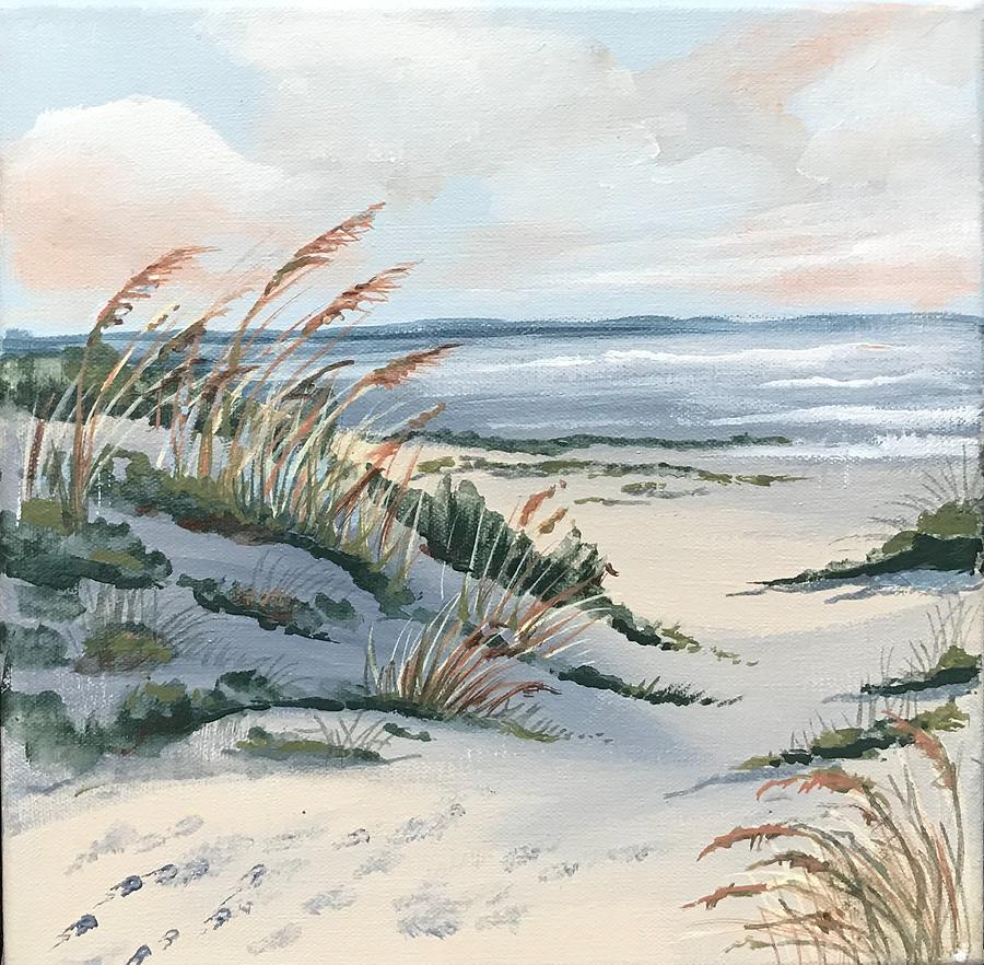 Dune Shadows Painting by Marianne Stillwagon - Fine Art America