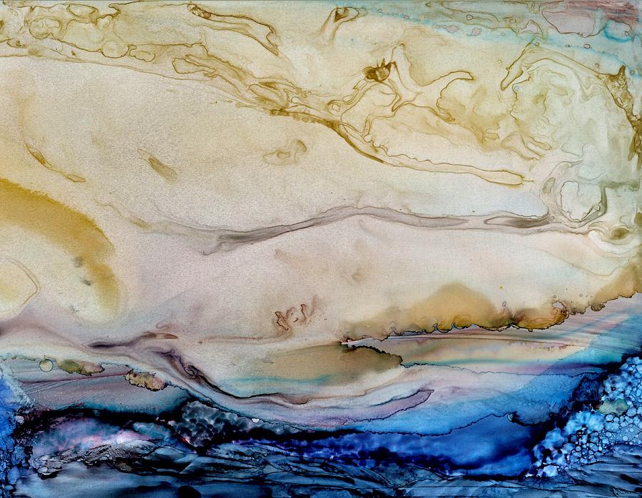Dune walk Painting by Angela Marinari