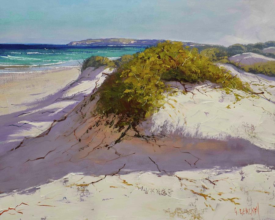 Beach Painting - Dunes along the Coast by Graham Gercken