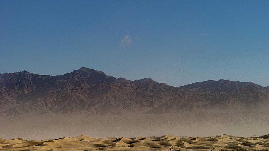 Dunes and Mountains, Death Valley Photograph by Marian Tagliarino