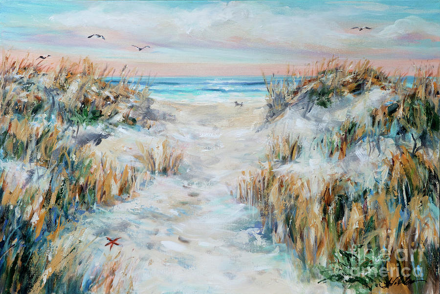 Dunes Path Painting by Linda Olsen