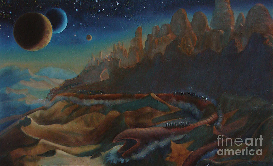 Dunescape Painting by Ken Kvamme