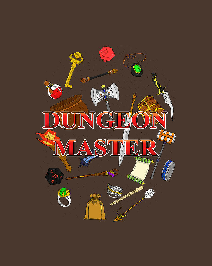 Dungeon Master 70s 80s Painting by Joanne Carlie | Pixels