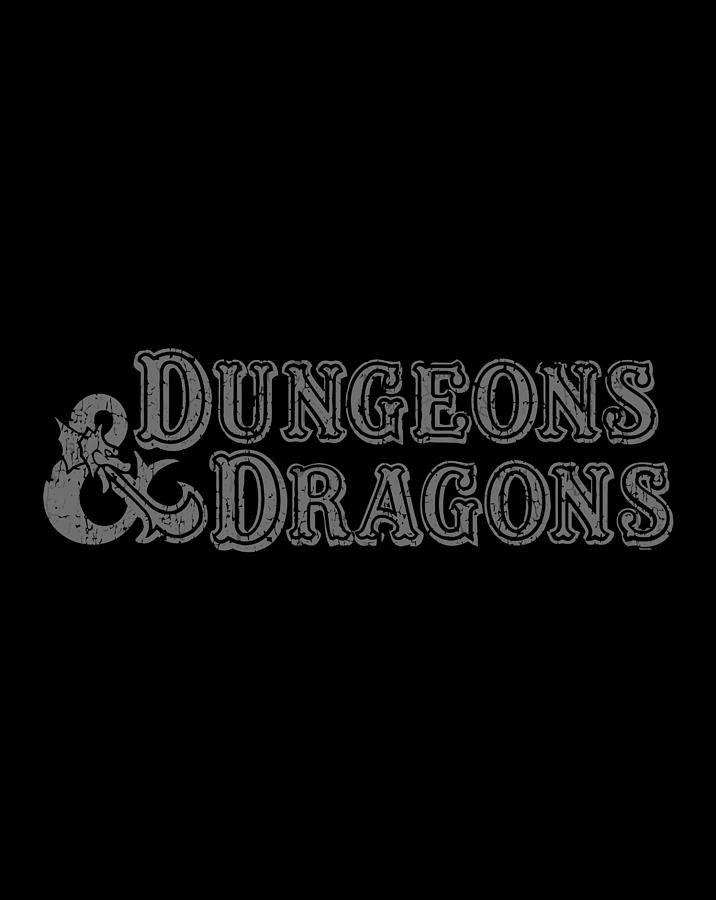 Dungeons And Dragon Logo Drawing by Tintin Bjorklund