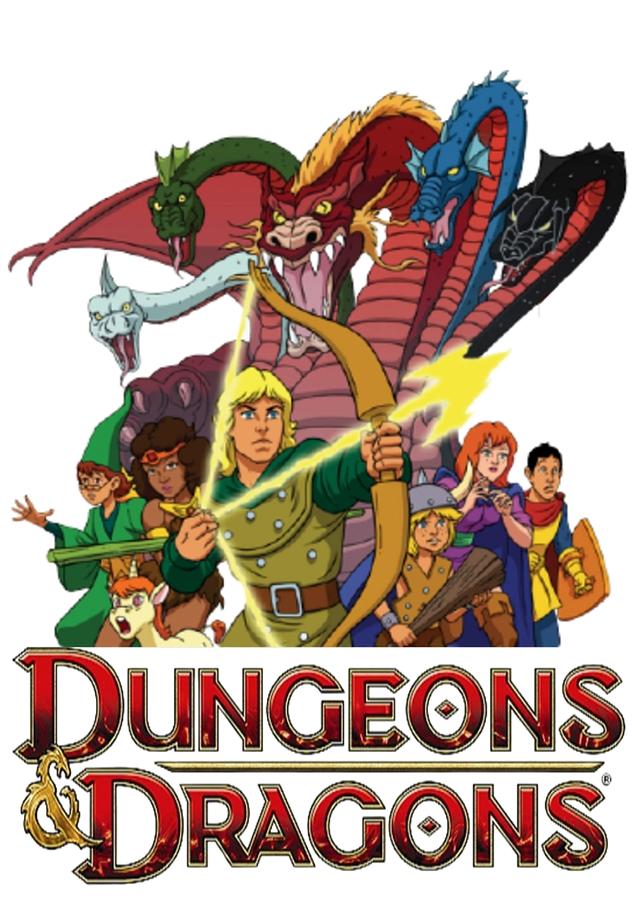 Dungeons And Dragons Cartoon 80s Classic Digital Art by Gary Zalatan ...