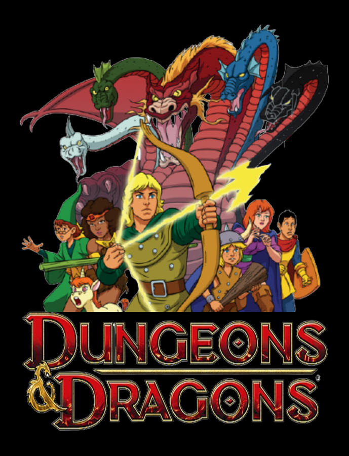 Dungeons And Dragons Cartoon 80s Photograph by Devyn Pfannerstill | Pixels