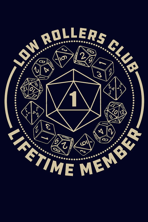 Dungeons and Dragons Low Rollers Club Digital Art by Meta Cortex | Fine ...