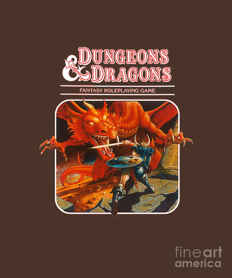 Dungeons And Dragons Red Box Tapestry - Textile by CHRISTINE Schutter ...