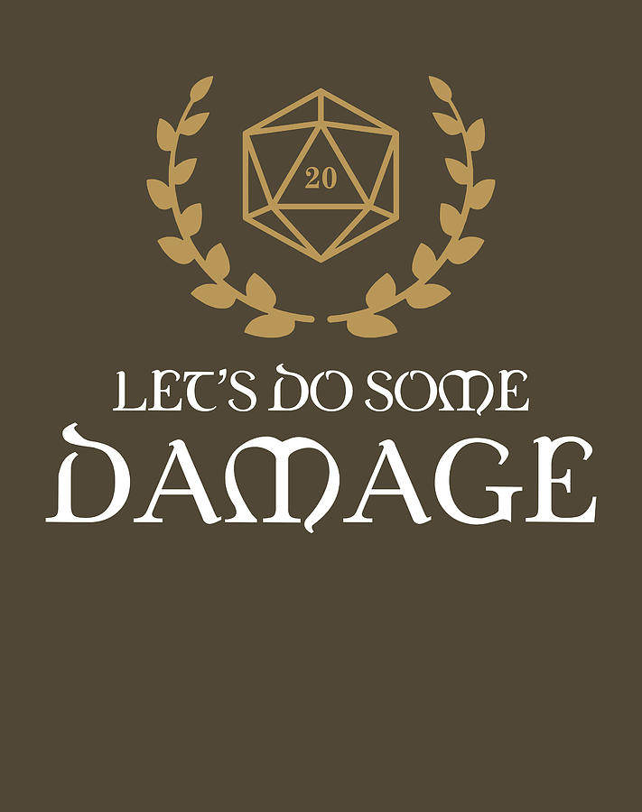 Dungeons and Dragons Shirt Let s Do Some Damaget Shirt DND Shirts ...