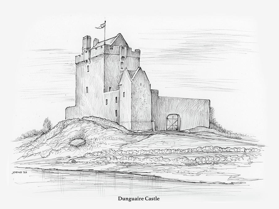 Dunguaire Castle Drawing