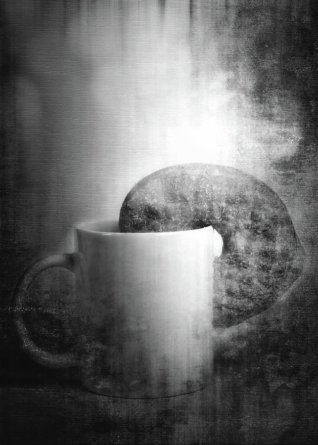 Dunkn A Donut Photograph