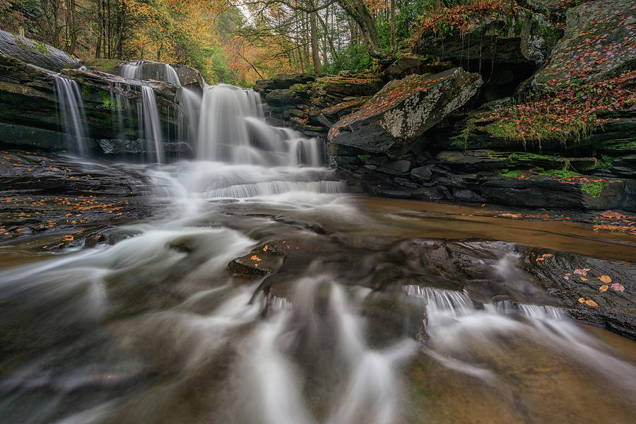 Dunloup Creek Falls Photograph by Kristen Wilkinson