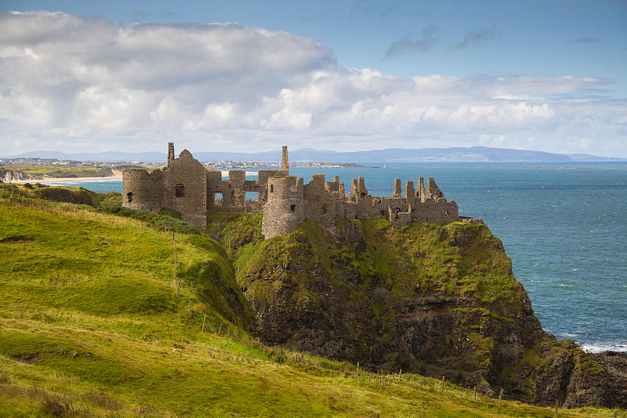 Dunluce Castle on the Causeway Coastal Route, Antrim, Northern Ireland Photograph by David Soanes Photography