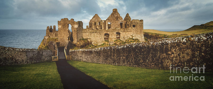 Dunluce Castle Panorama   Photograph by Imagery by Charly