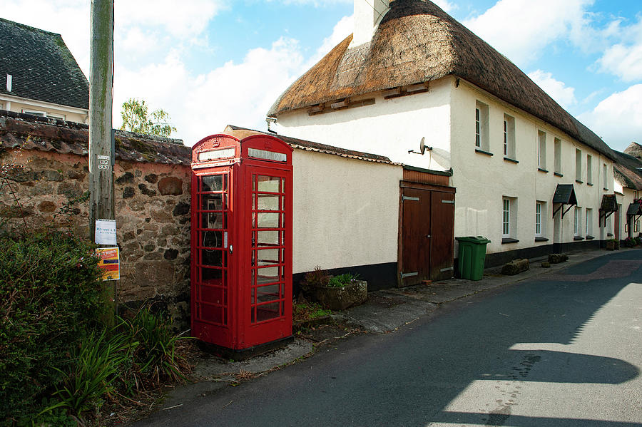 Dunsford Red Telephone Box Dartmoor Photograph by Helen Jackson