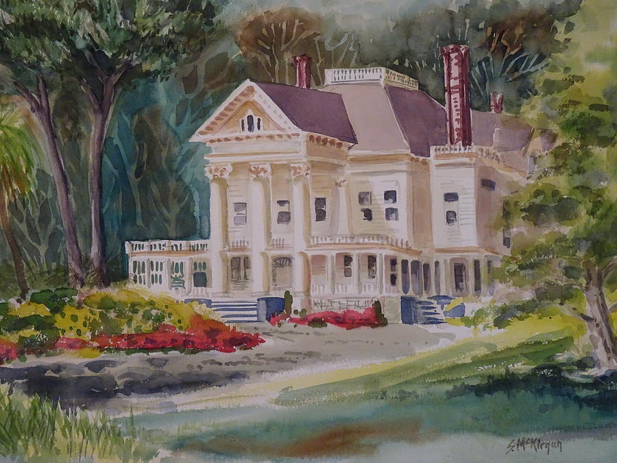 Dunsmuir Historic Estate Painting by Sally McKirgan
