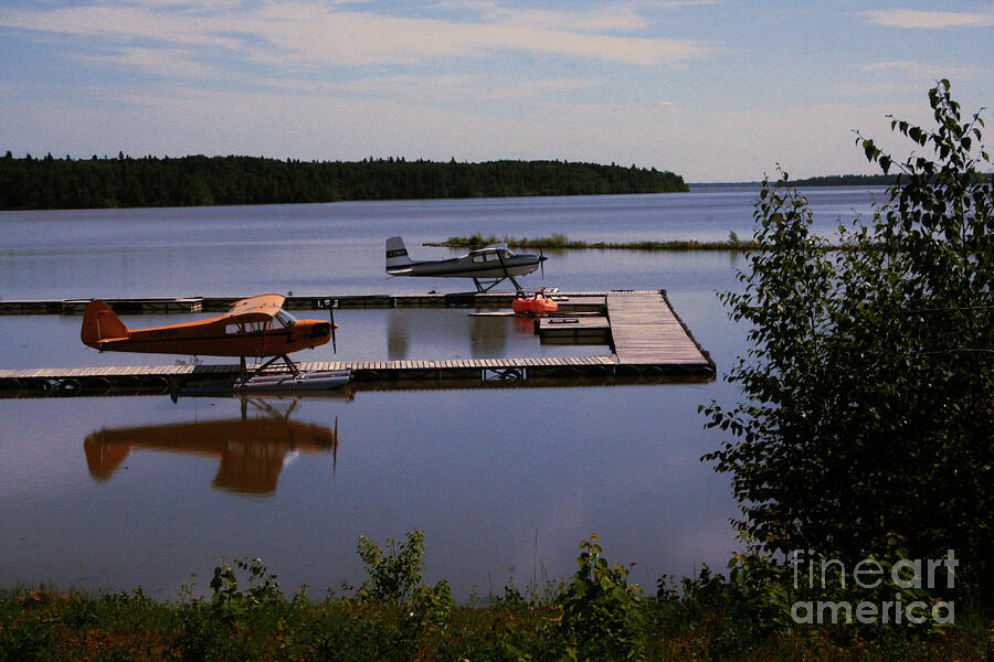 Duo Float Planes Photograph by Mary Mikawoz Duo Float Planes Photograph by Mary Mikawoz