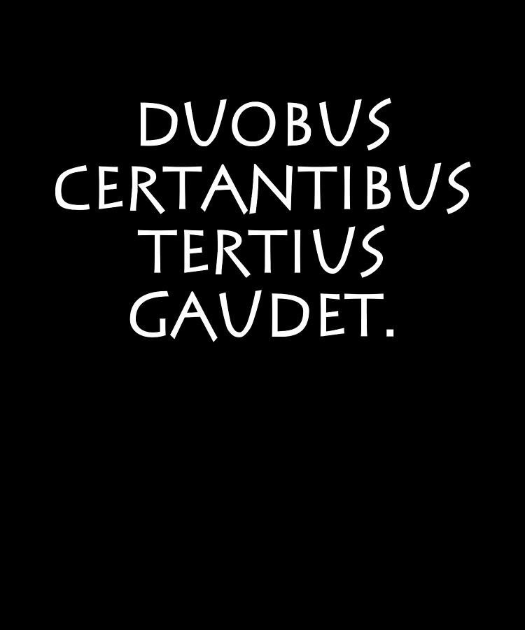 Romulus Digital Art - Duobus certantibus tertius gaudet by Vidddie Publyshd