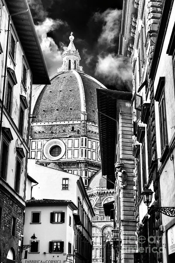 Duomo di Firenze from Via dei Servi in Italy Photograph by John Rizzuto