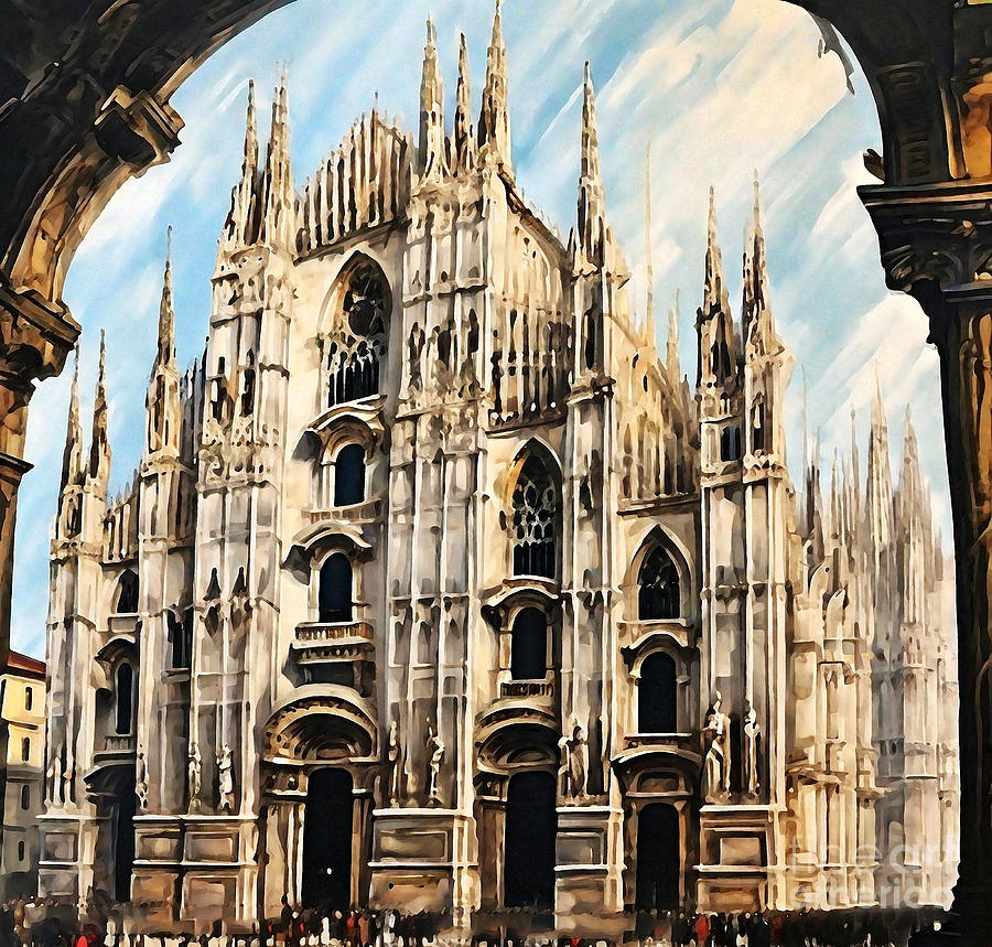 Duomo Milan Cathedral Ancient Architecture Italian Landmarks Duomo Di ...