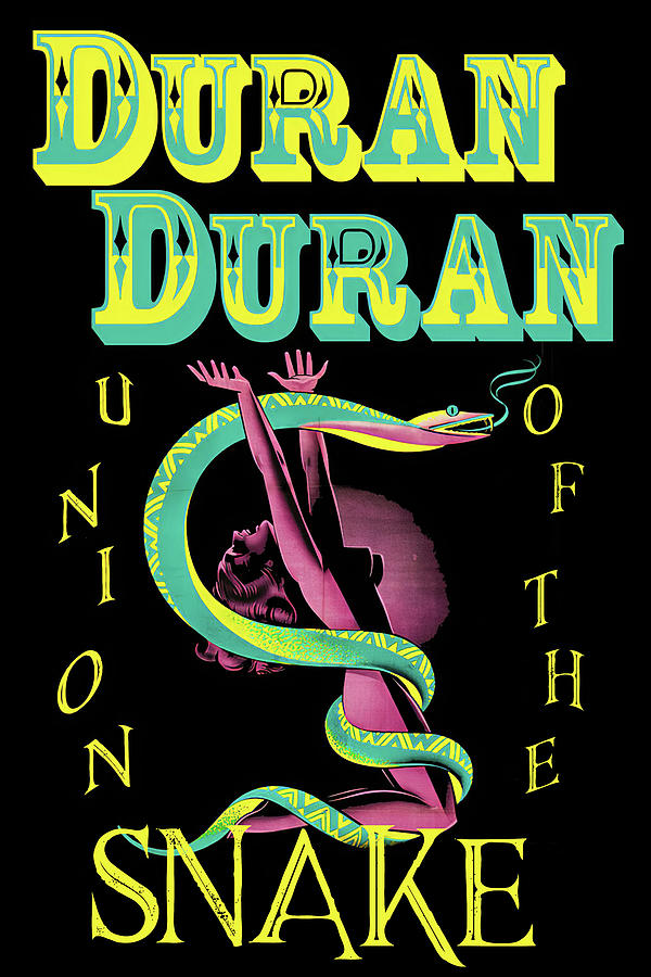 Duran Duran Mixed Media - Duran Duran Art Union Of The Snake by The Rocker Chic