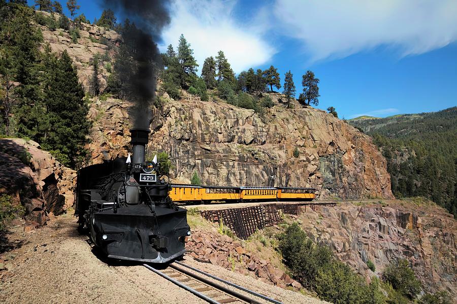 Durango and  Silverton Narrow-Gauge Scenic Railroad Train Photograph by Carol Highsmith