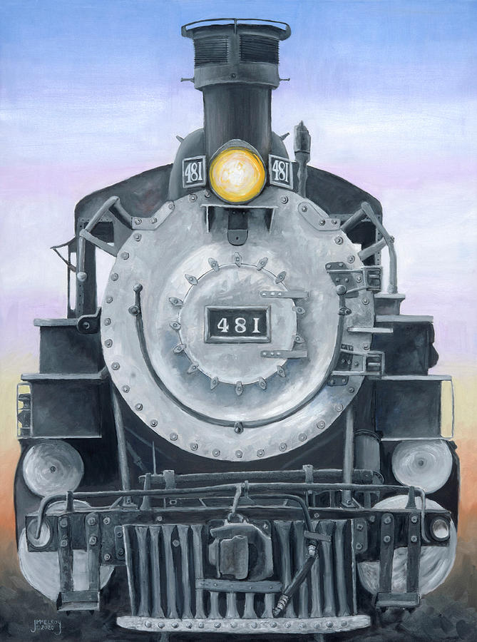 Durango Train Painting by Jerry McElroy